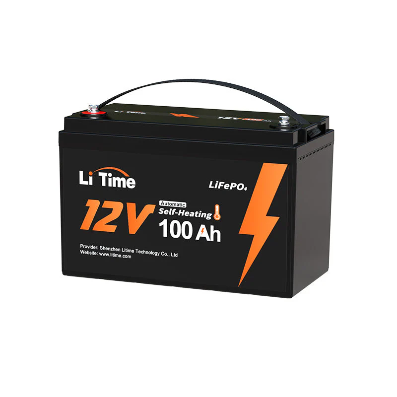 ✅Used✅LiTime 12V 100Ah Self Heating Lithium Battery