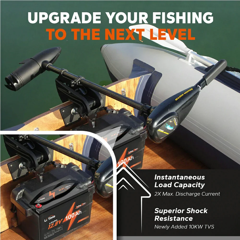 LiTime 12V 100Ah Trolling Motor Lithium Battery - Image 6