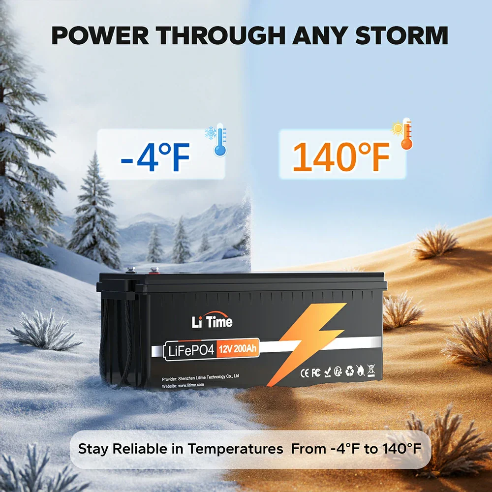 LiTime 12V 200Ah Lithium Battery - Image 8