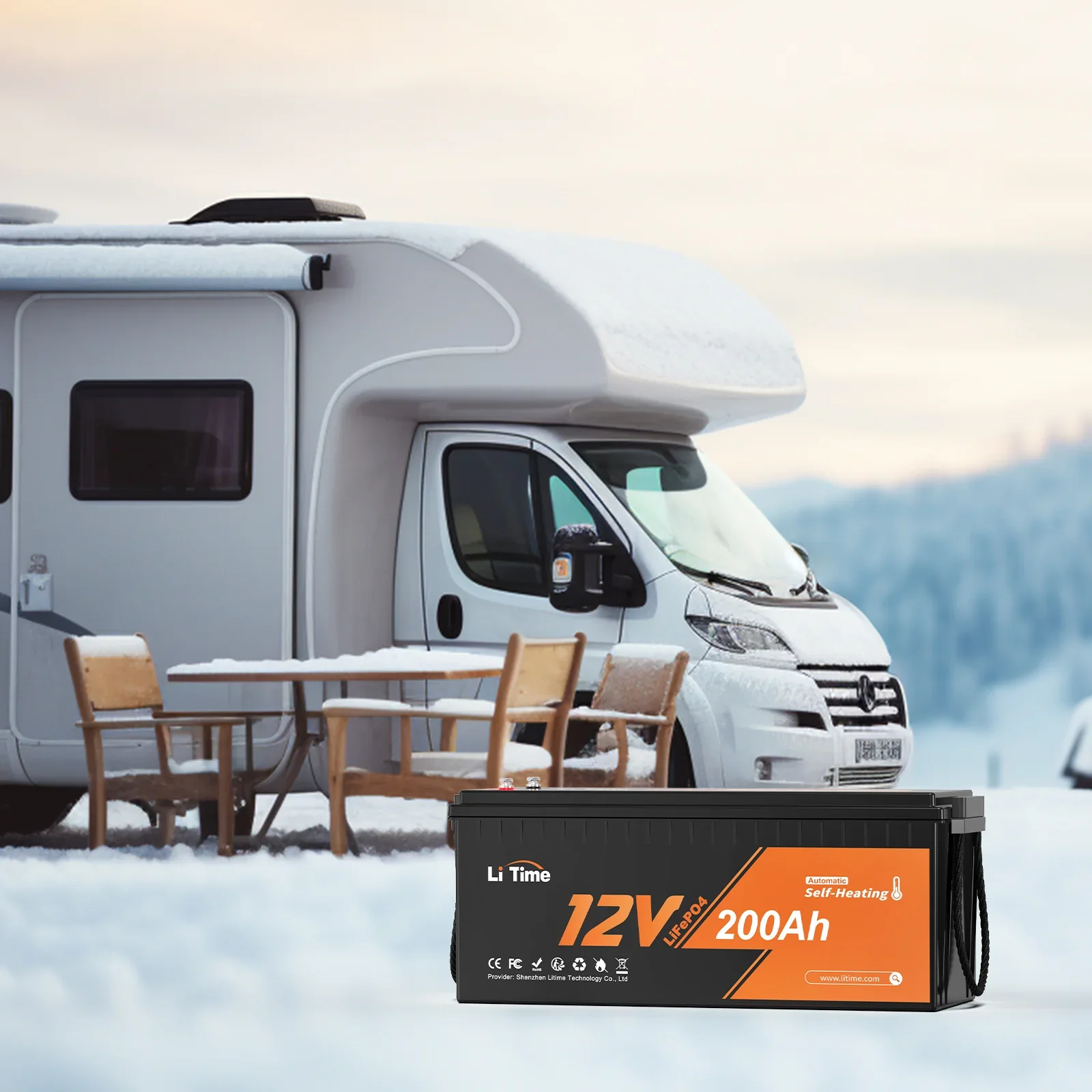 ✅Used✅LiTime 12V 200Ah Self heating Lithium Battery - Image 7