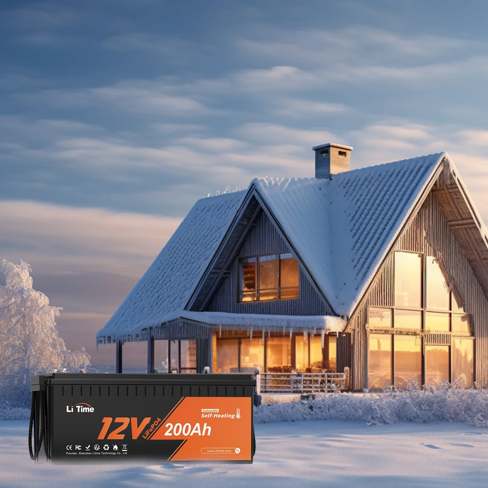 ✅Used✅LiTime 12V 200Ah Self heating Lithium Battery - Image 8