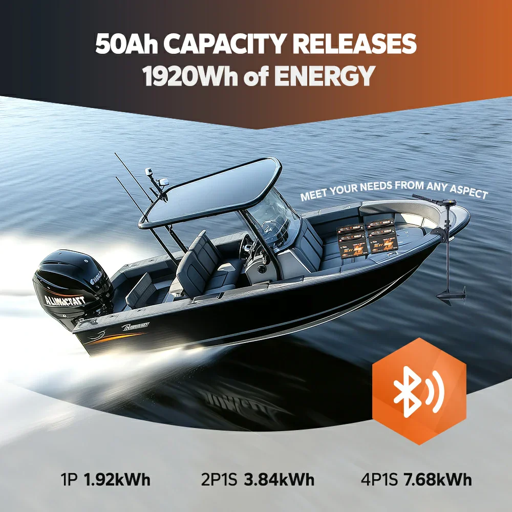 LiTime 36V 50Ah Marine Trolling Motor Lithium Bluetooth Battery - Image 8