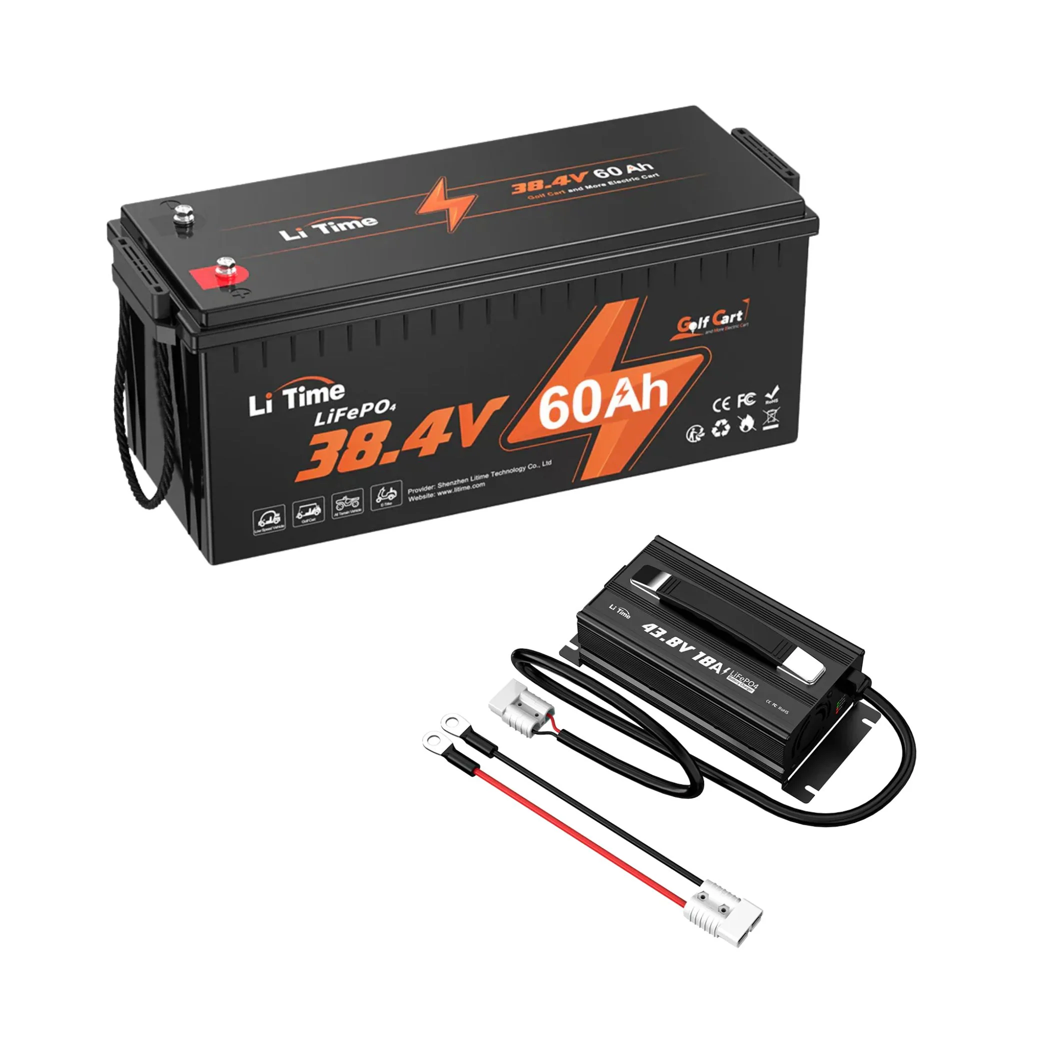 ✅Used✅LiTime 36V 60Ah Lithium Golf Cart Battery - Image 9